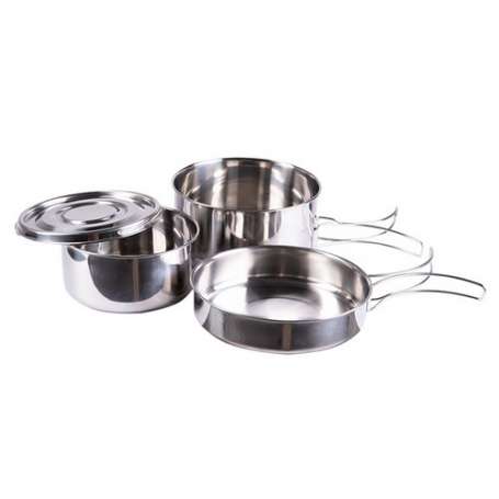 Ensemble de 4 Gamelles Inox Cuisine empilable