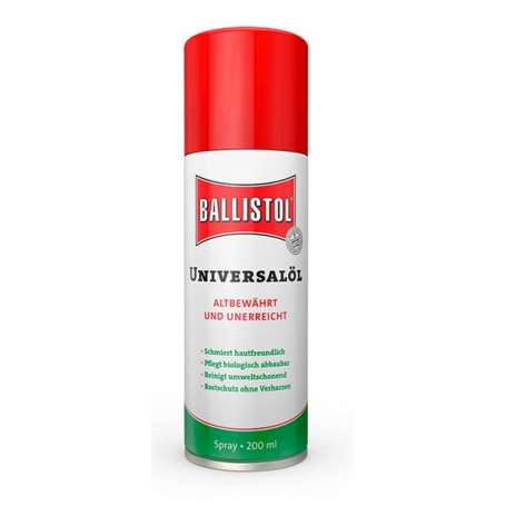 Spray huile de nettoyage pour arme 200ml Ballistol