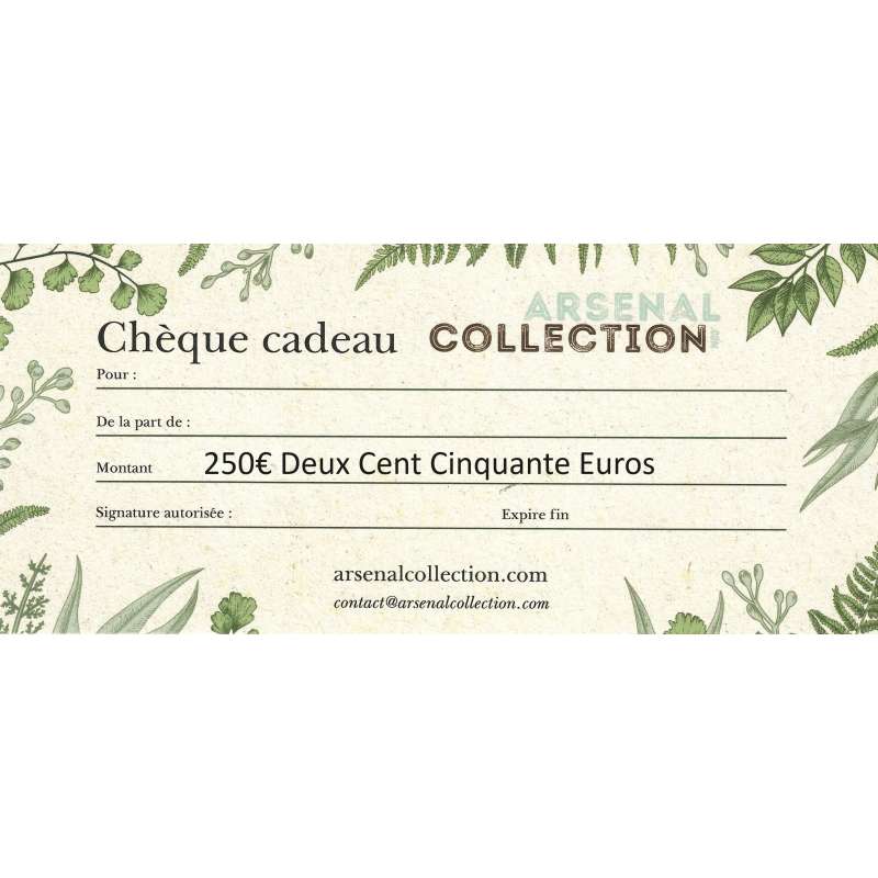 Chèque Cadeau 250 Euros
