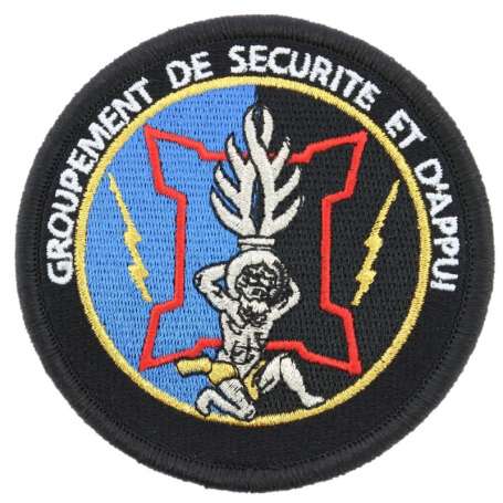 Écusson GSA Groupement de Securite et d'Appui Rosny Sous Bois Sur Scratch Gendarmerie Nationale