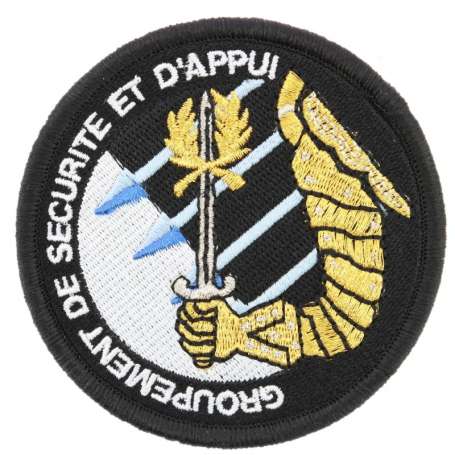 Écusson GSA Groupement de Securite et d'Appui Sur Scratch Gendarmerie Nationale