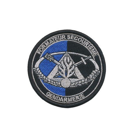 Écusson Brevet Formateur Secourisme Sur Scratch Gendarmerie Nationale