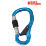 Mousqueton HMS 2Tap S Alu Aqua Vis loquet de sécurité Rock Empire