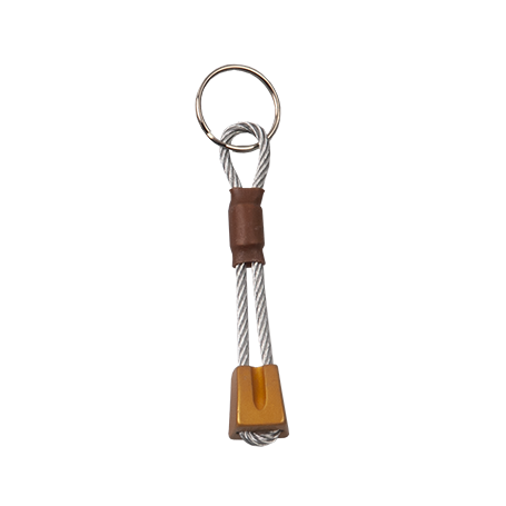 Porte Clés Mini Coinceur Marron Rock Empire