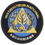 Écusson Brevet de Instructeur National Secourisme Sur Scratch Gendarmerie Nationale