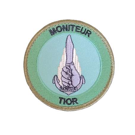 Écusson Brevet de Moniteur TIOR Sur Scratch Technique d'intervention opérationnelle rapprochée