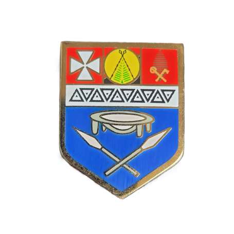 Écu Métal Région Wallis Et Futuna pour Cuirasse Gendarmerie Nationale