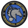 Écusson Certificat d’Aptitude à la Pratique Equestre en Gendarmerie CAPEG Sur Scratch Unités de Cavalerie Gendarmerie Nationale