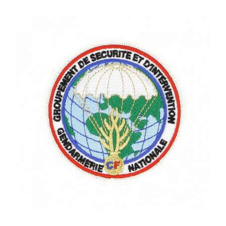 Écusson Centre de Formation Groupement de Sécurité et d'Intervention Gendarmerie Nationale Sur Scratch