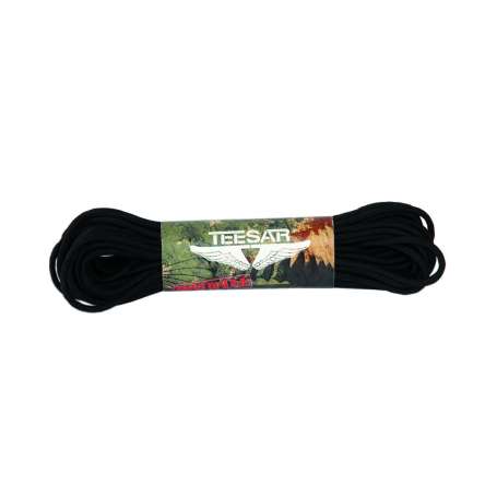 Paracorde Nylon 249kg 15m Noire