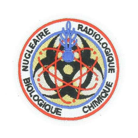 Écusson Cellule NRBC Nucléaire Radiologique Biologique Chimique de la Gendarmerie Nationale Sur Scratch