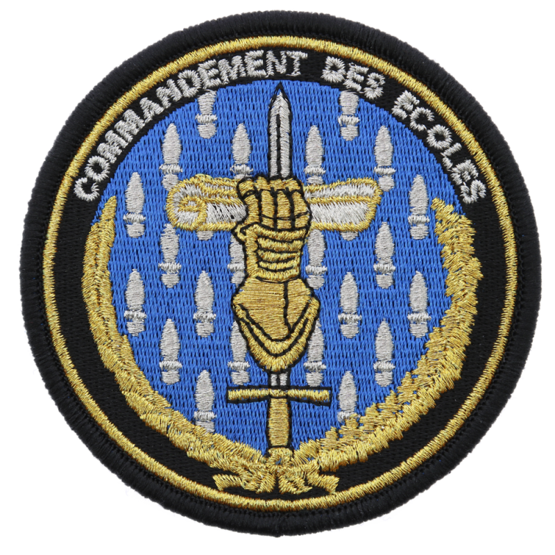 Porte-Écusson Stylo Et Identifiant Double Velcro Mâle/Femelle - Parfait Pour Gendarmerie Nationale