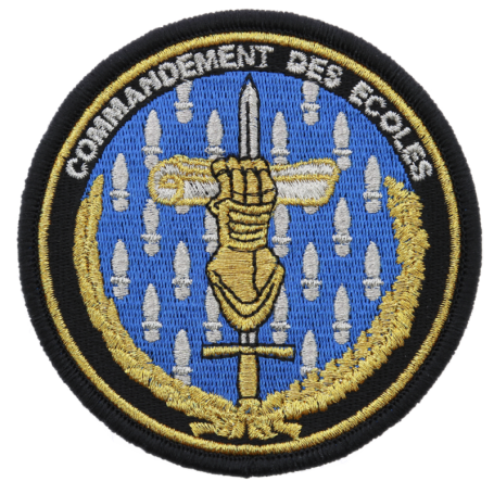 Écusson Commandement des Ecoles Sur Scratch Gendarmerie Nationale