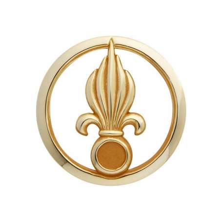 Insigne de Béret Légion Étrangère Ancien Modèle Doré
