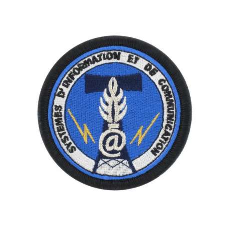 Écusson SIC Gendarmerie Nationale Sur Scratch Systémes d'Information et de Communication