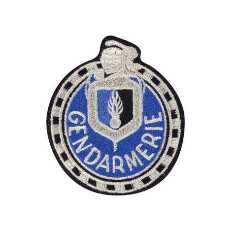 Écusson Motard de la Gendarmerie Nationale Sur Scratch Unité Motorisée