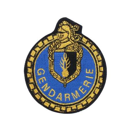 Écusson Motard de la Gendarmerie Mobile Sur Scratch Unité Motorisée
