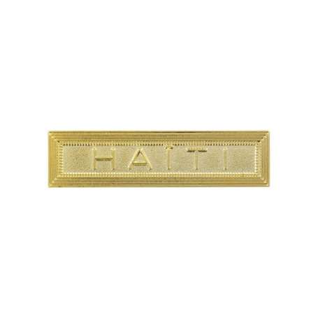 Agrafe Médaille Haiti Or