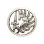 Insigne de Béret Parachutiste Metro Brillant Arg