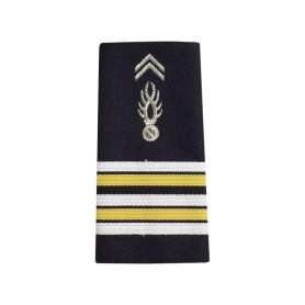 Paire de Fourreaux d'Épaule Souple Homme Lieutenant-Colonel Gendarmerie Nationale