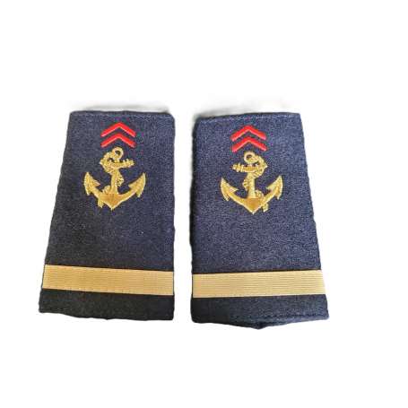 Fourreaux d'Épaule Sous-Lieutenant Troupes De Marine TDM