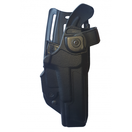 Holster 2 fast extrem pour glock 17 niveau 5 en noir - droitier