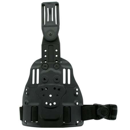 Plaque de cuisse noir RADAR avec Holster 2 fast extrem noir