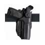 Plaque de cuisse noir RADAR avec Holster 2 fast extrem noir