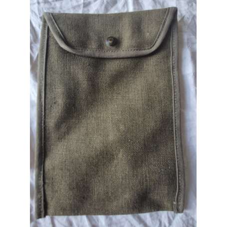 Pochette plate pour papier verte kaki d'occasion