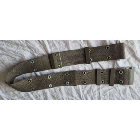 Ceinture a trois trous Vertes kaki militaires d'occasion