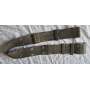 Ceinture a trois trous Vertes kaki militaires d'occasion