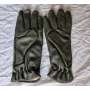 Gants en cuir vert foncé militaire (originaux) d'occasion 7 L