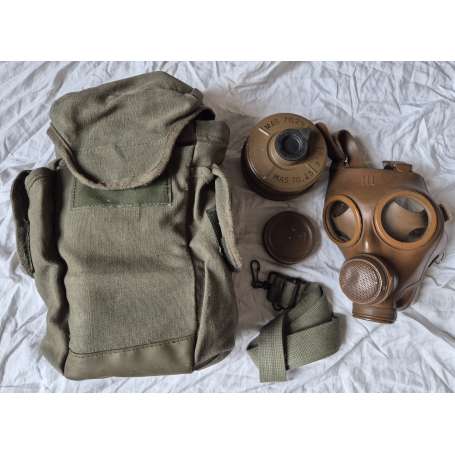 Sac pour ANP vert kaki avec masque et cartouche d'occasion