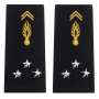 Paire de Fourreaux d'Épaule Souple Homme Général de Division Gendarmerie Nationale
