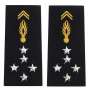 Paire de Fourreaux d'Épaule Souple Homme Général d'Armée Gendarmerie Nationale