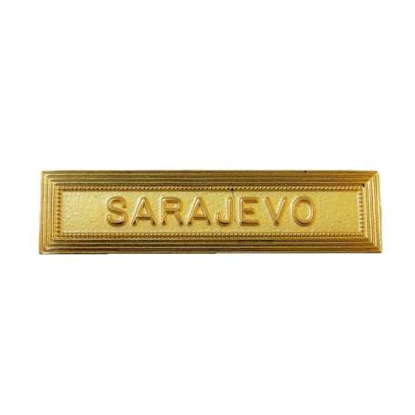 Agrafe Médaille SARAJEVO Or