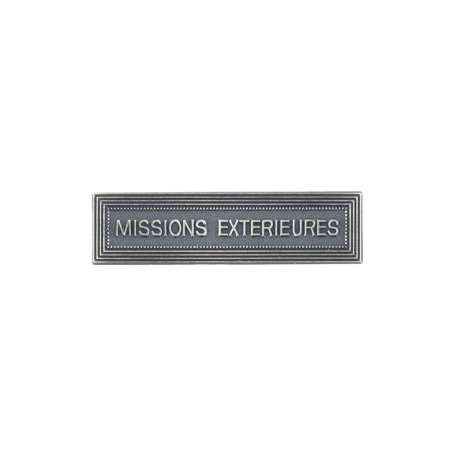Agrafe Médaille Missions Extérieures Argentée