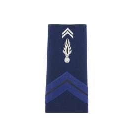 Paire de Fourreaux d'Épaule GAV Brigadier Rigide Homme Gendarmerie Nationale