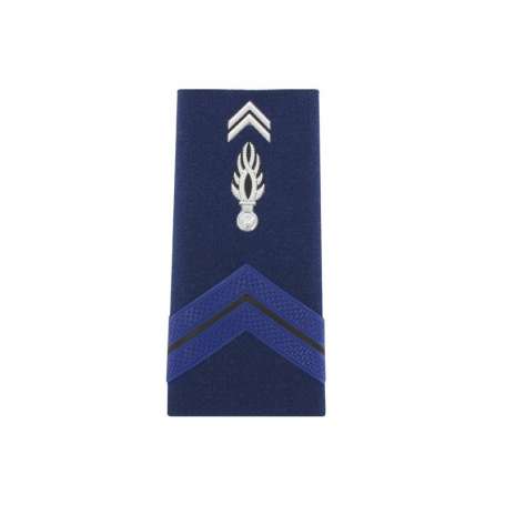Paire de Fourreaux d'Épaule GAV Brigadier Rigide Homme Gendarmerie Nationale