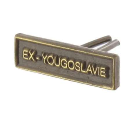 Agrafe Dixmude Barrette Ex-Yougoslavie Bronze