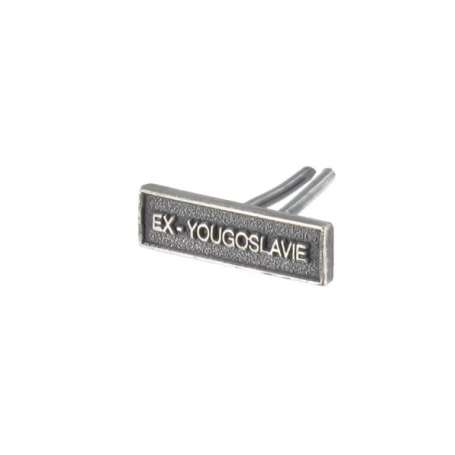 Agrafe Dixmude Barrette Ex-Yougoslavie Argent