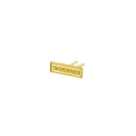 Agrafe Dixmude Barrette Ex-Yougoslavie Or