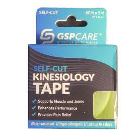 Bande de Kinésiologie Tape Sportif Strap en Coton Élastique Vert