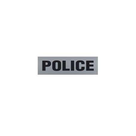 Bande Réto-réfléchissante Police 2*10 Fond Gris
