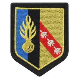 Écusson 7° Légion de Gendarmerie Mobile Zone de Défense Metz sur scratch
