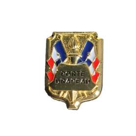 Pin's réduction d'insigne Porte Drapeau
