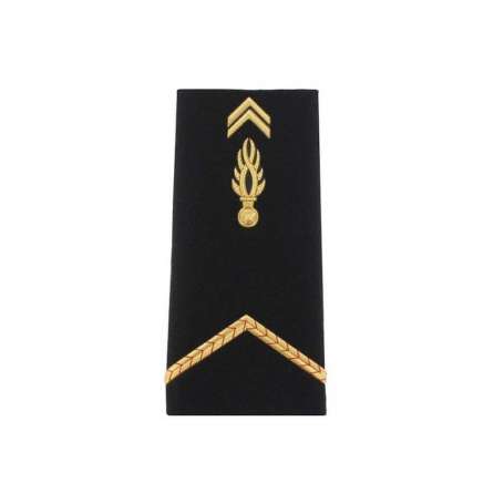 Fourreaux d'Épaule Rigide Homme Elève Sous-Officier Gendarmerie Nationale