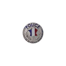 Médaille Police OPJ Officier de Police Judiciaire pour porte-carte Police Nationale