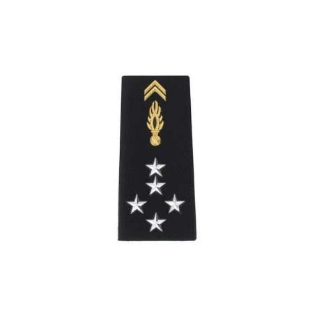 Fourreaux d'Épaule Homme Rigide Général d'Armée 5 étoiles Gendarmerie Nationale