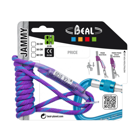 Corde Anneau Jammy Autobloquant 35 cm Beal